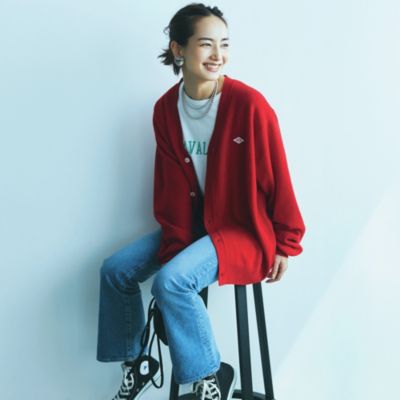DANTON Vネックカーディガン