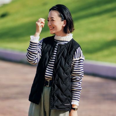 mont-bell(モンベル)の【LEE別注】スペリオダウン ラウンドネックベスト Women's通販 LEEマルシェ