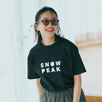 y􂦂zSNOWPEAKER T-Shirt CAMPER^Snow Peak