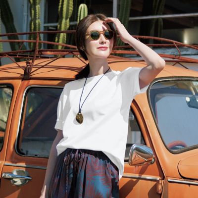 �y�􂦂�zOlja Tuck Sleeve T �^ �^�b�N�X���[�uTEE�^MY WEAKNESS