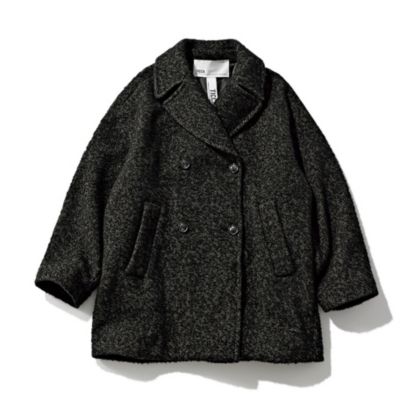 ティッカ　ピーコート黒　裏地キュプラ　5月末まで ティッカ ピーコート黒 裏地キュプラ 5月末まで ティッカ