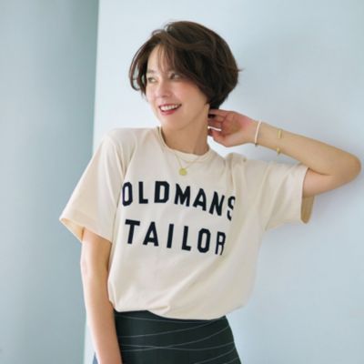 �y�􂦂�zOMT FLOCKY PRINT CREW S�^S TEE�^OLDMAN�fS TAILOR