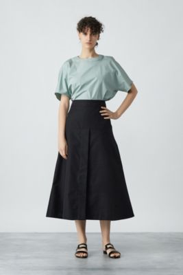 STUDIO NICHOLSON PANELLED SKIRT WITH FRONT VENT