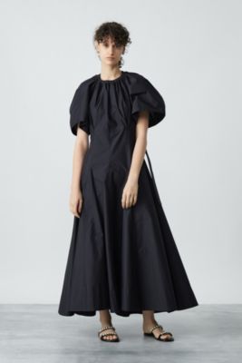 3.1Phillip Lim shirred dress ワンピース　黒ドレス