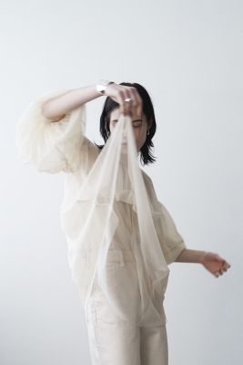 CLANE(クラネ)のSHEER TULLE BALLOON SLEEVE TOPS通販 | mirabella