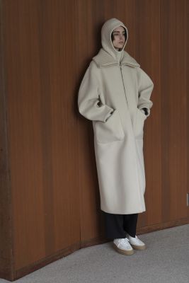 CLANE(クラネ)のRIB COLLAR WOOL LONG COAT通販 | mirabella（ミラベラ