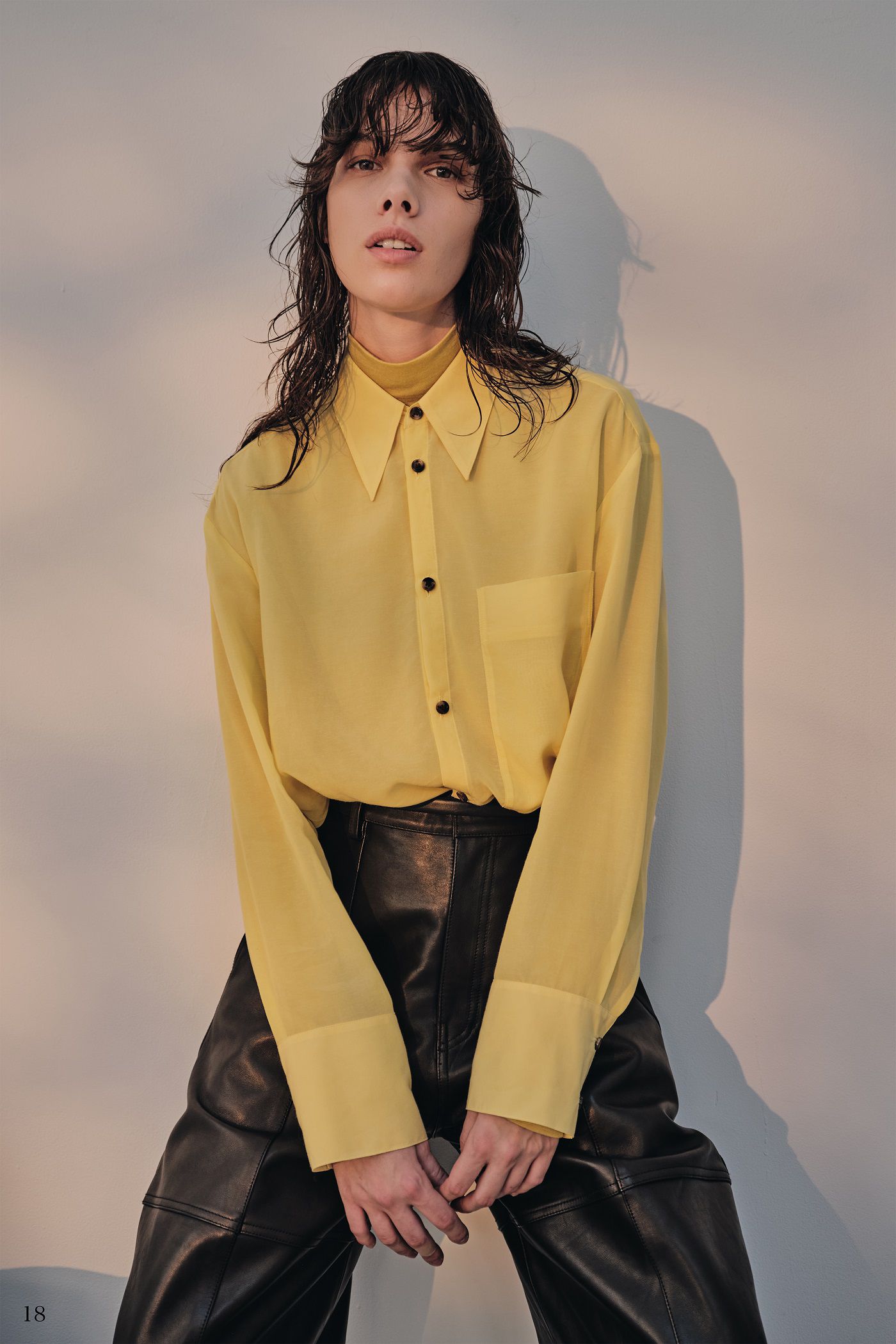AKIRANAKA(アキラナカ)/Camille layer shirt