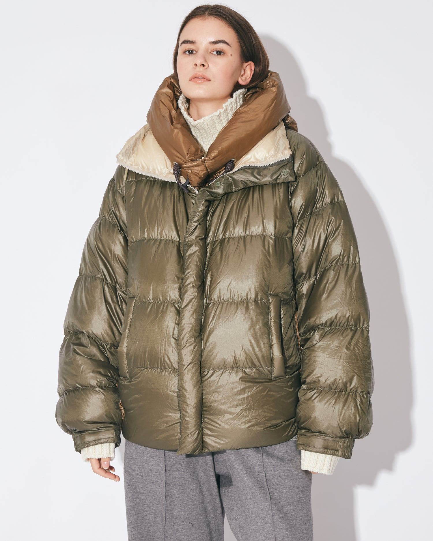 beautiful people×NANGA(ビューティフルピープル)/NANGA multilayerring down vest blouson