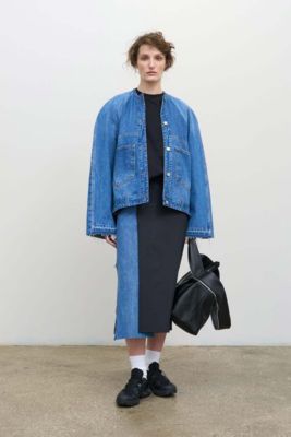◯新品◯Plus Otoha・コクーンGジャン・ブルー レディースのアウター(ジャケット) 30代40代50代大人の通販