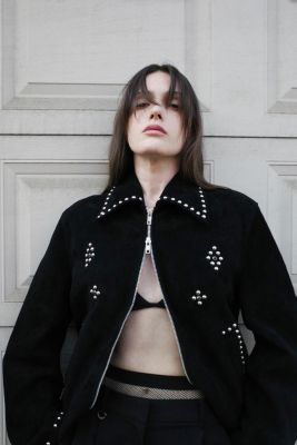 CLANE(クラネ)のSUEDE STUDS BLOUSON通販 | 集英社HAPPY PLUS STORE