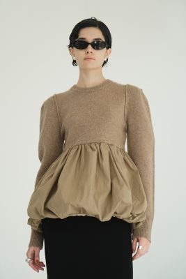 CLANE(クラネ)のDOCKING POWERSHOULDER KNIT TOPS通販 | 集英社HAPPY