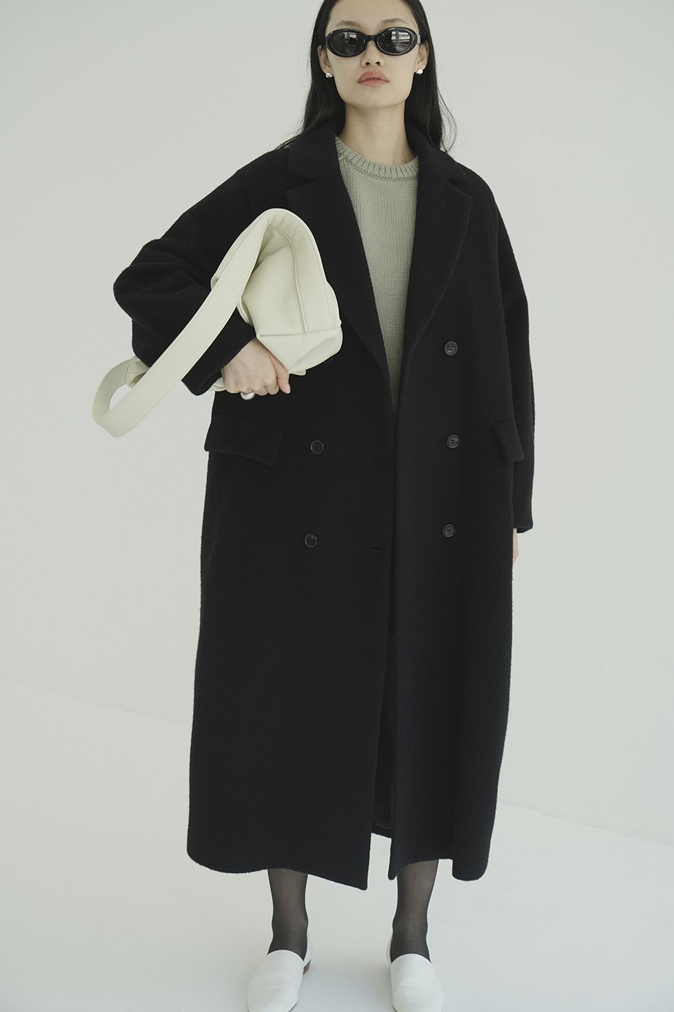 集英社HAPPY PLUS STOREで買える「CLANE(クラネ/DOUBLE WOOL LONG COAT」の画像です。価格は59,400円になります。