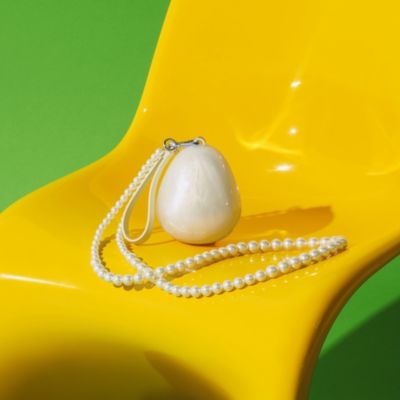 SIMONE ROCHA(シモーネ ロシャ)のPEARL CROSSBODY MICRO EGG BAG通販