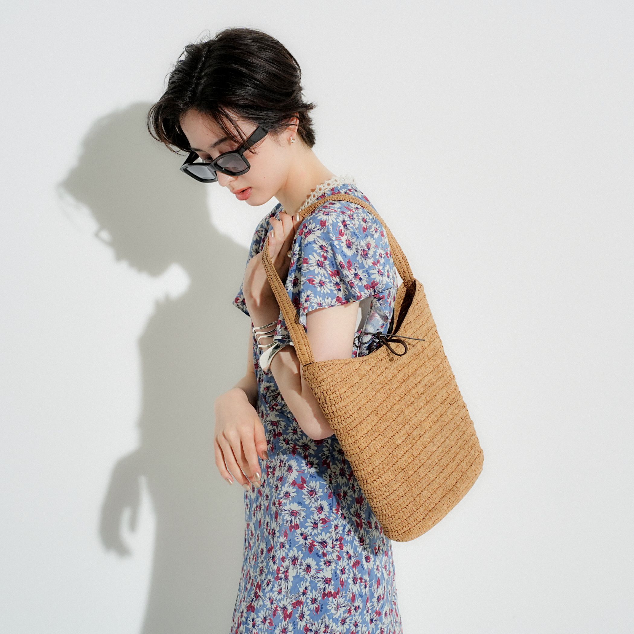 THE ROW・ALMA SHOULDER RAFFIA・￥260,700