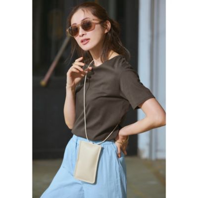 今年っぽくてつけやすいサングラス＆携帯も入るレザーポーチのセット　【Marisol別注】サングラス＋マルチポーチ