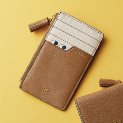 手に取るたびにうれしくなる、おちゃめなデザイン！　Peeping Eyes ジップ・カードケース