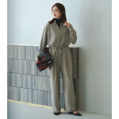 タートルを重ねてひと工夫。旬のレイヤードでさらに鮮度よく　【長袖】脚長見えオールインワン