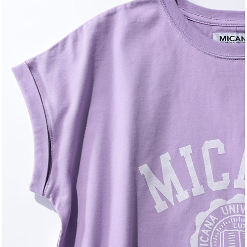 MICANA／【AMERICANA】×【MICA＆DEAL】カレッジロゴTシャツ／￥8,800