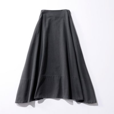 美品 MADISONBLUE M.SATIN MAXI FLARE SKIRT - レディース