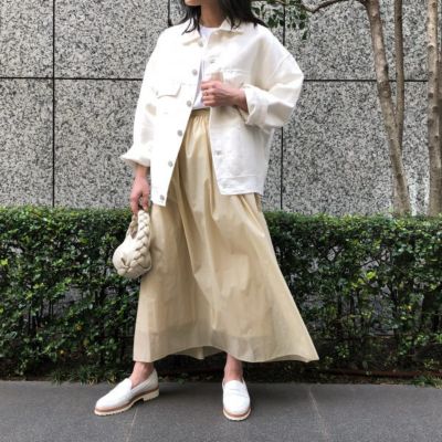 村山佳世子×LOEFF(ムラヤマカヨコ×ロエフ)のシアータフタスカート通販 