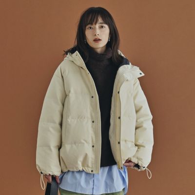 ダントンDOWN HOODED JACKET danton エクリュ 大特価商品 2022.ewt.org.za