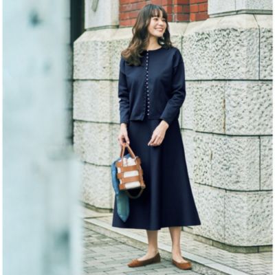 12closet(トゥエルブクローゼット)の【洗える】衿付きニット 12closet(トゥエルブクローゼット)の【洗える】衿付きニット