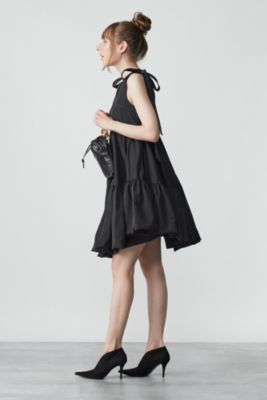 CECILIE BAHNSEN DIVYA DRESS RECYCLED FAILLE