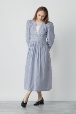 Sea New York シーニューヨーク ルミ S/S ドレス SEA NEW YORK(シーニューヨーク)のAXELLE STRIPE SHIRTING L/S