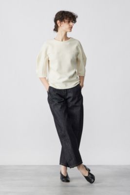 STUDIO NICHOLSON ROUNDED LEG TWIST SEAM PANT