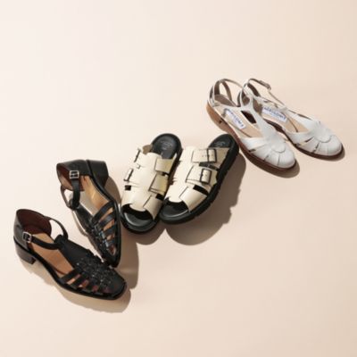 新品 未使用 ビューティフル シューズ グルカ サンダル 25cm アイボリー BEAUTIFUL SHOES(ビューティフルシューズ)のGURKHA SANDALS通販