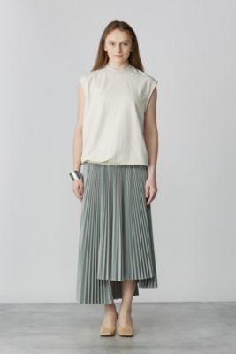 08sircus(08サーカス)のGlossy lawn asymmetry pleated skirt通販 | mirabella（ミラベラ） |  デザイナーズブランド正規通販