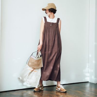 専用【クロスステッチ❤︎Bigトートバッグ】フランスリネン リリーバイオレット 12closet(トゥエルブクローゼット)の「Merci et au revoir