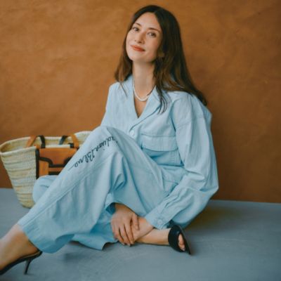 MADISONBLUE/マディソンブルー】ZIP UP JUMPSUITS TWEED（つなぎ