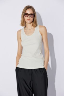 【未使用】JIL SANDER タンクトップ ハンガー付 36 イタリア製 未使用】JIL SANDER タンクトップ ハンガー付 36 イタリア製 - メルカリ