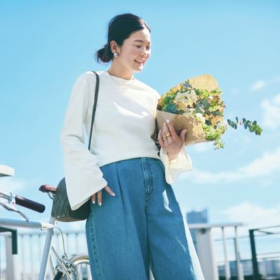 Demi-Luxe BEAMS(デミルクス ビームス)の【洗える】フレアスリーブ 