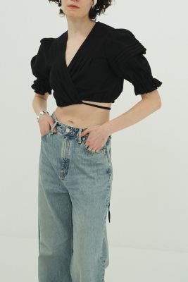 CLANE PINTUCK CROPPED BLOUSE サイズ２ PINTUCK CROPPED BLOUSE 18122-4212｜CLANE クラネ通販