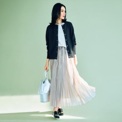 ミラノリブスナップカーディガン