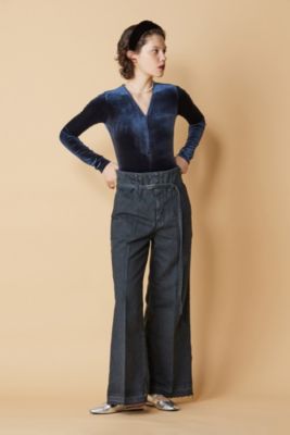 CHIKA KISADA(チカ キサダ)のベロアボディスーツ通販 | mirabella