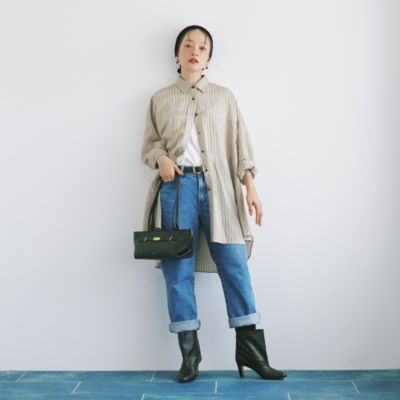 Curensology(カレンソロジー)の【洗える】ワッシャーストライプ