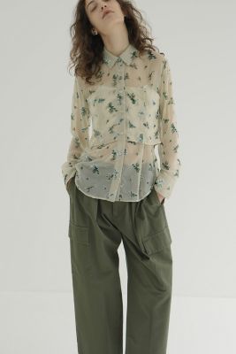 パピ　CLANE シャツ CLANE(クラネ)のFLOWER OPAL BISTIER SHIRTS通販 | 集英社HAPPY