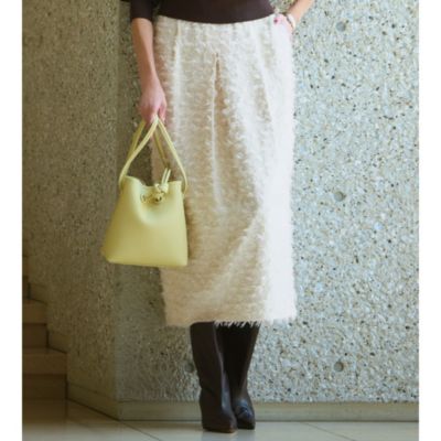 M7daysカットジャカードコクーンスカート