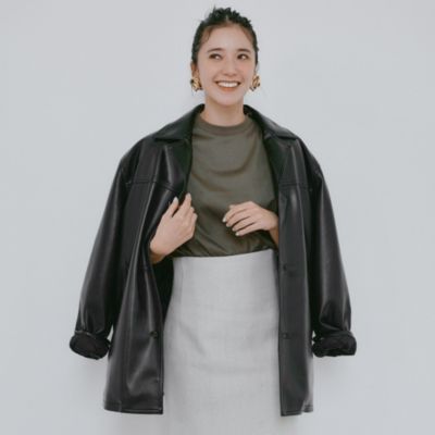 INSCRIRE(アンスクリア)のLeather Jacket通販 | 集英社HAPPY PLUS STORE