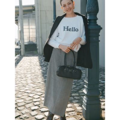 MADISONBLUE(マディソンブルー)のHELLO SWEAT L／S URAKE DYED通販