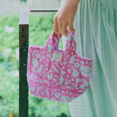 SZ BLOCKPRINTS(エスゼット ブロックプリント)のMini Maine Tote通販