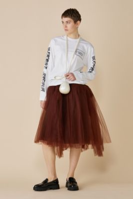 SIMONE ROCHA(シモーネ ロシャ)のPILLOWCASE LOGO PRINT LONG SLEEVE T