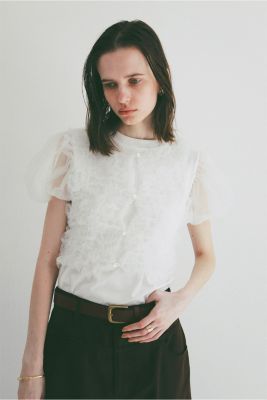 CLANE(クラネ)のTULLE VEST LAYERED TOPS通販 | 集英社HAPPY PLUS STORE