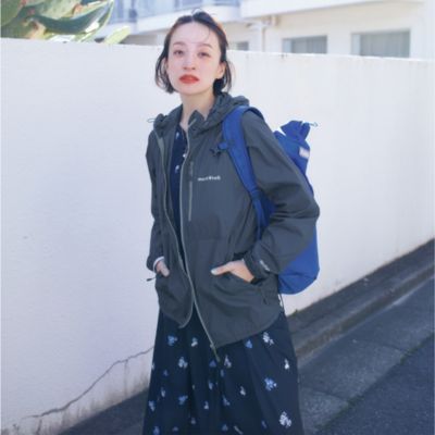 eVent防水素材 フード付きジャケット ブラック BLACK LABEL CRESTBRIDGE ブラックレーベルクレストブリッジ