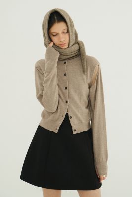 CLANE ARRANGE KNIT TOPS チャコールグレー CLANE（クラネ）の「【CLANE/クラネ】ARRANGE KNIT TOPS/アレンジ