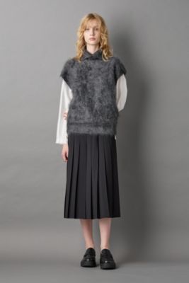 最終値下げ　blamink カシミヤファー ベスト BLAMINK(ブラミンク)のカシミヤファー7Gタートルベスト通販