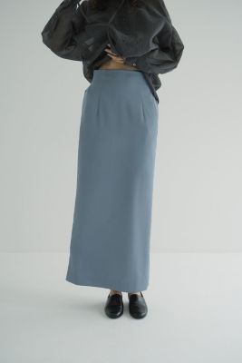 スカート CLANE 2WAY ADJUST SATIN STRAIGHT SKIRT CLANE - アジャスター付きスカート - 2WAY ADJUST LOW WAIST